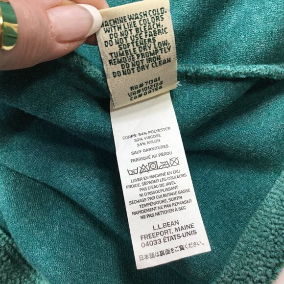 L.L. Bean T Quarter Snap Tumbled Sherpa Fleece Women's Plus 3X Pullover 518991 - Picture 9 of 9